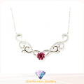 2016 Fashionable 925 Necklace for Women White CZ Necklace N6780